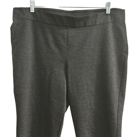 Simply Vera Vera Wang Women's XL Dark Gray Dress Pants Straight Leg - Picture 2 of 12